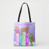 Sac à main personnalisé de la bibliothèque de lect (Devant)