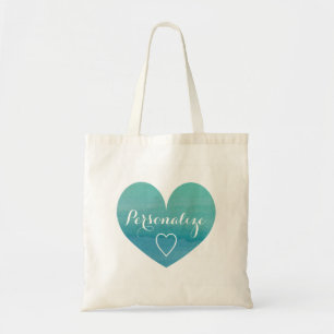 Sac à main personnalisé en forme de cœur couleur a