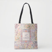 Sac à main personnalisé en patchwork floral et à c (Devant)