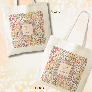 Sac à main personnalisé en toile – Nom et citation