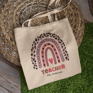 Sac à main personnalisé pour enseignant, sac fourr