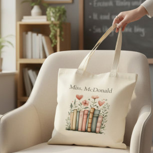 Sac à main personnalisé pour enseignante avec des