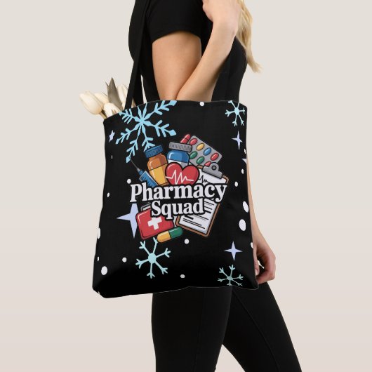 Sac à main "Pharmacy Squad". (De près)