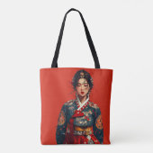 Sac à main portrait moderne Hanbok (Dos)