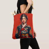 Sac à main portrait moderne Hanbok (De près)