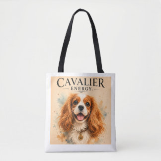 Sac à main portrait vintage de Cavalier King Charl