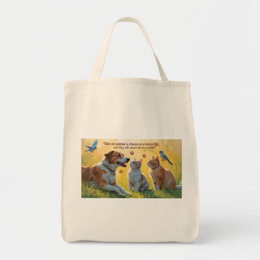 Sac à main pour amoureux des animaux (Devant)