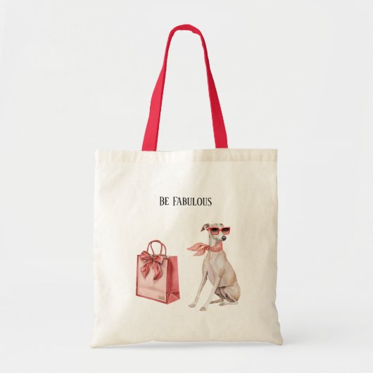 Sac À Main Pour Chien Rouge Lèvres Fabuleux (Devant)