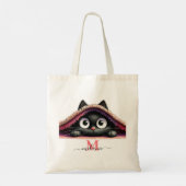 Sac à main pour filles avec monogramme et nom Peek (Dos)