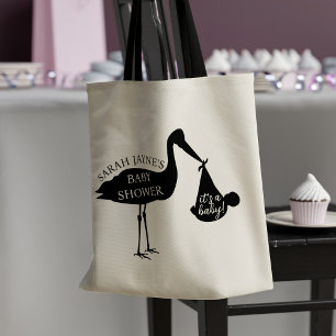 Sac à main pour la livraison de la cigogne avec le