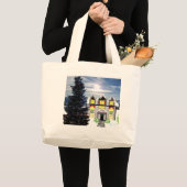 Sac à main pour scène de Noël avec maison conforta (Devant (produit))