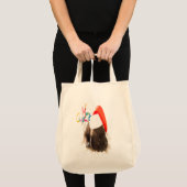 Sac à main pug de Noël (Devant (produit))