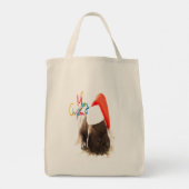 Sac à main pug de Noël (Dos)