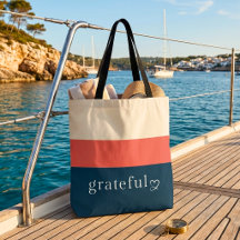 Sac à main rayé méditerranéen bleu marine corail r