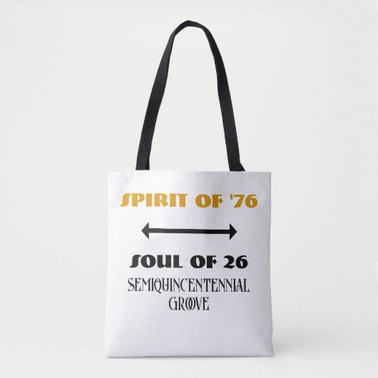 Sac à main Rétro Esprit de '76 Âme de '26 (Devant)