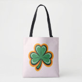 Sac à main rétro groovy trèfle de la Saint-Patrick (Devant)
