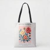 Sac à main Rose du mois de naissance (Devant)