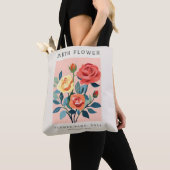 Sac à main Rose du mois de naissance (De près)