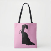 SAC À MAIN ROSE FEMME VICTORIENNE (Devant)