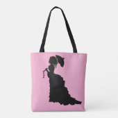 SAC À MAIN ROSE FEMME VICTORIENNE (Dos)