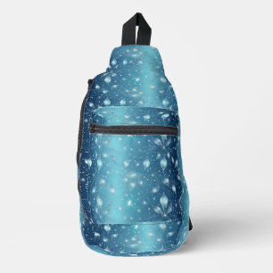 Sac à main scintillant bleu Glam
