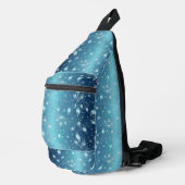 Sac à main scintillant bleu Glam (Coin droit)