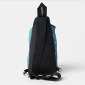 Sac à main scintillant bleu Glam (Verso)