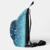 Sac à main scintillant bleu Glam (Droite)