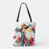 Sac à main silhouette Urban Bloom🌸✨ (Dos)