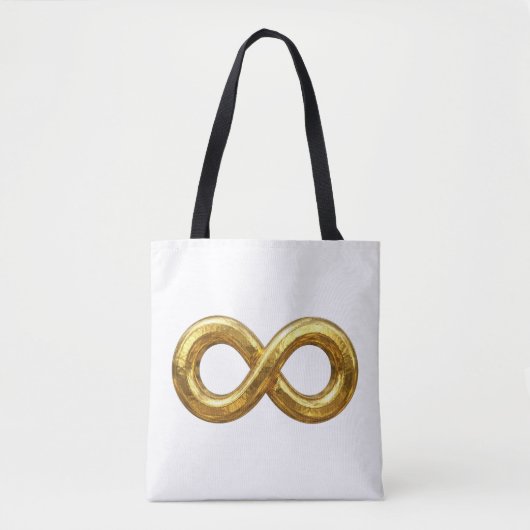 Sac à main symbole infini or (Devant)