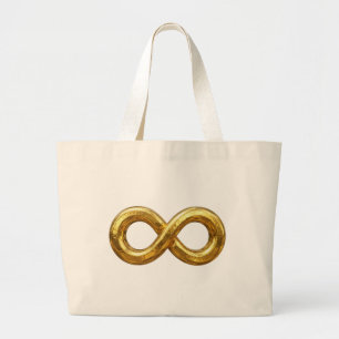 Sac à main symbole infini or