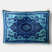 Sac à main tapis persan bleu (Verso)