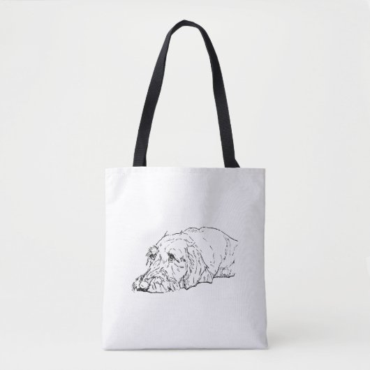 Sac à main Teckel à poil dur (Devant)