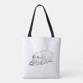 Sac à main Teckel à poil dur (Dos)