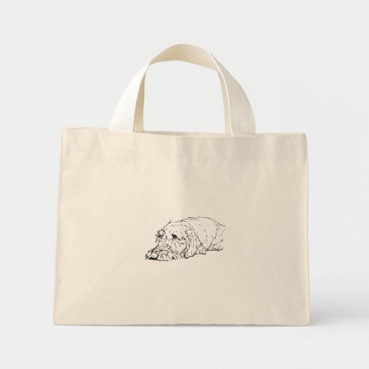 Sac à main Teckel à poil dur (Devant)