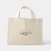 Sac à main teckel, Cadeau de chien de Vienne, Minu (Dos)