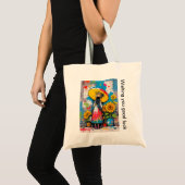Sac à main tournesol et fille (Devant (produit))