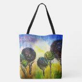 Sac à main tout-imprimé Forêt Fantaisiste (Dos)