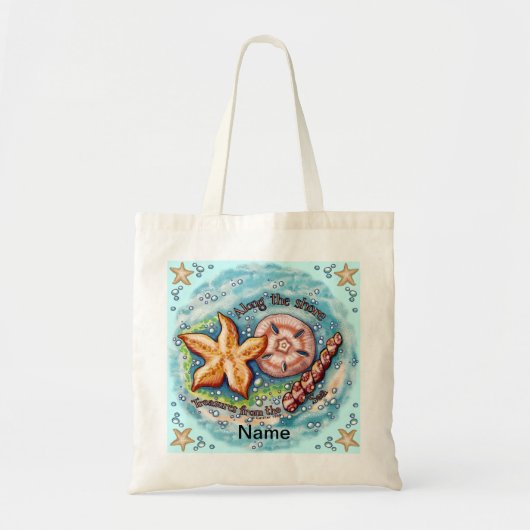 Sac à main Trésors de coquillages (Devant)