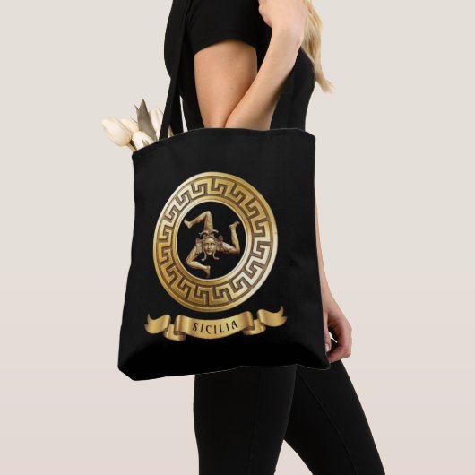 Sac à main Trinacria sicilien (De près)