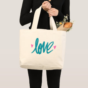Sac à main turquoise et rose en forme de cœur 'Emb