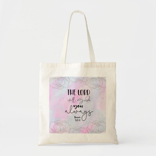 Sac à main verset biblique (Devant)