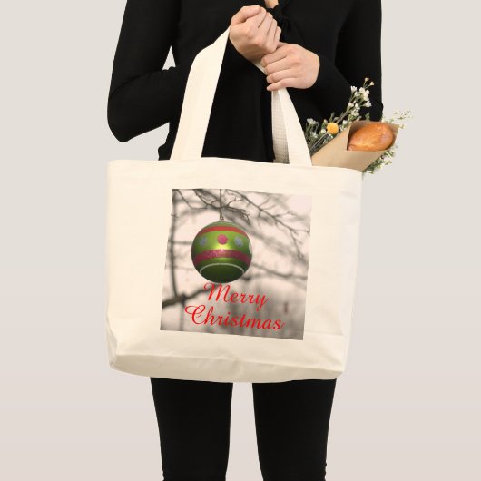 Sac à main vert pour les ornements de Noël (Devant (produit))