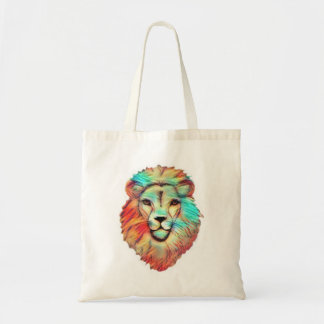 Sac à main vibrant tête de lion