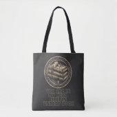 Sac à main vintage avec citation introspective (Devant)