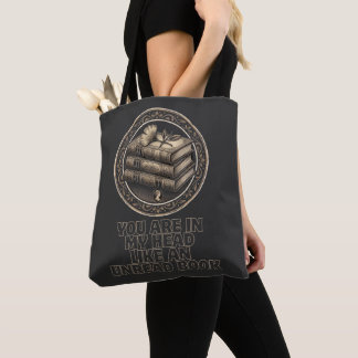 Sac à main vintage avec citation introspective