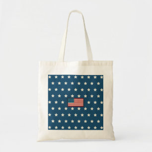 Sac à main vintage avec drapeau américain patrioti
