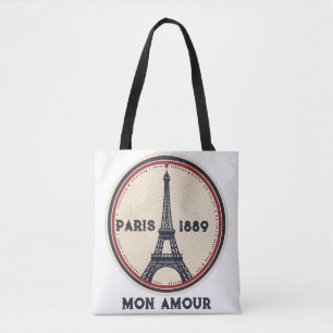 Sac à main vintage Paris Tour Eiffel 1889