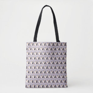 Sac à main violet sorcière effrayante Halloween