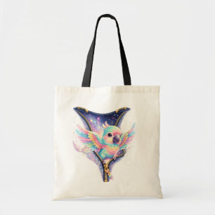 Sac à main zipper perroquet 3D pastel mignon Fan